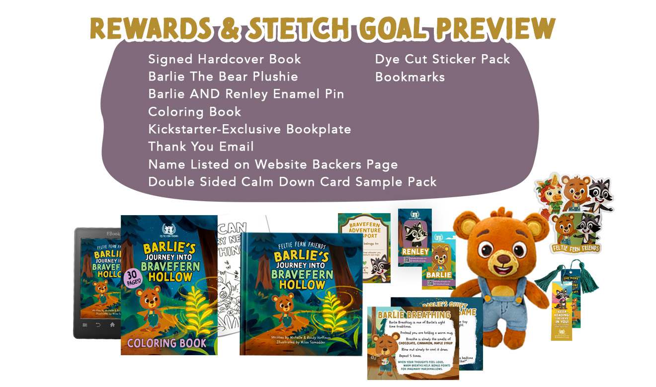 Feltie Fern Friend Kickstarter Rewards